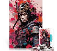 Puzzle de 1000 Piezas para Adultos Arte Pop samurái Alivia el estrés Vacaciones en casa Matar el Tiempo Regalo de cumpleaños 52x38cm
