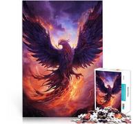 Puzzle de 1000 Piezas para Adultos Ave Fénix Mística Ayuda al Cerebro a ejercitar Juguetes adictivos para Cultivar la Paciencia. Regalo Divertido 52x38cm
