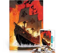 Puzzle de 1000 Piezas para Adultos “Barco Pirata” ,Apto para Mayores de 14 años. Juguetes educativos de Aprendizaje Juegos Familiares Actividades Divertidas en casa, Regalos de cumpleaños,。