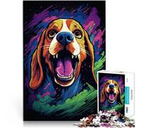 Puzzle de 1000 piezas para adultos Beagle Animal Relajación Juegos Ayuda al cerebro a entrenar juguetes adictivos para promover la paciencia 26 x 38 cm