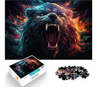 Puzzle de 1000 piezas para adultos Bear Warrior Family Game para y Ayudar al cerebro a ejercitar juguetes adictivos para cultivar la paciencia 19.7" x 29.5"