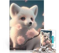 Puzzle de 1000 Piezas para Adultos bebé Zorro Ayuda al Cerebro a ejercitar Juguetes adictivos para Cultivar la Paciencia. Obra de Arte 75x50cm