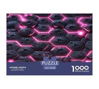 Puzzle De 1000 Piezas para Adultos, Bloque de Panal Tridimensional, Juegos De Rompecabezas Familiares, Visión artística, Juguete Colorido para Niños 8-12, Regalos para Adultos Y Niños 52x38cm/1000pc