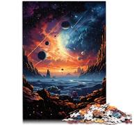Puzzle de 1000 piezas para adultos, bonito paisaje en el planeta, juego familiar, 38 x 52 cm, entrena tu cerebro y tus manos