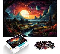 Puzzle de 1000 piezas para adultos, bonito planeta Tierra, juegos divertidos para toda la familia, para adolescentes a partir de 14 años, 26 x 38 cm