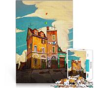 Puzzle de 1000 Piezas para Adultos callejón sin Salida Juguetes adictivos Que desafían la Inteligencia Cerebral Una Obra de Arte 38x26cm