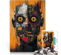 Puzzle de 1000 Piezas para Adultos Caos Urbano Juego Familiar para aliviar el estrés: desafío difícil decoración de Pared 75x50cm