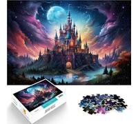 Puzzle de 1000 piezas para adultos, castillo de fantasía, decoración del hogar, 26 x 38 cm, entrena tu cerebro y manos, para adolescentes a partir de 14 años