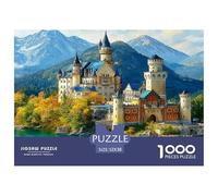 Puzzle De 1000 Piezas para Adultos - Castillo, Un Desafiante Acertijo, Torre del Arte, Regalo Creativo De Relajación, Rompecabezas para Hombres Y Mujeres 52x38cm/1000pcs