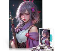 Puzzle de 1000 Piezas para Adultos Chica Maga de fantasía Juguete Educativo Intelectual descompresor Decoración del hogar 52x38cm