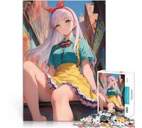 Puzzle de 1000 Piezas para Adultos Chica sirvienta de Anime Urbano Juegos educativos Decoración del hogar Mejorar la Memoria 38x26cm