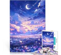 Puzzle de 1000 Piezas para Adultos Cielo mágico Juego Familiar para aliviar el estrés: desafío difícil Decoración 75x50cm