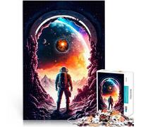Puzzle de 1000 Piezas para Adultos Colisión planetaria Juguetes adictivos Que desafían la Inteligencia Cerebral Una Obra de Arte 52x38cm