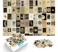Puzzle de 1000 Piezas para Adultos Collage de la Luna Juguetes adictivos Que desafían la Inteligencia Cerebral Ideas de Regalos 52x38cm