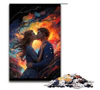 Puzzle de 1000 piezas para adultos, colorido, psicodélico "Arctic Kiss", juguete de entretenimiento familiar, decoración única para el hogar y regalos, 75 x 50 cm