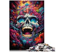 Puzzle de 1000 piezas para adultos con monstruo del infierno malvado. El puzle imposible para toda la familia y para adolescentes a partir de 14 años, 50 x 75 cm