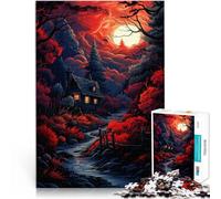Puzzle de 1000 piezas para adultos con paisaje extraterrestre, 50 x 70 cm. Ayuda al cerebro a entrenar juguetes adictivos y desarrollar la paciencia.