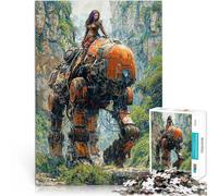Puzzle de 1000 Piezas para Adultos Conquista de la Jungla Juguetes Juegos Educativos Antiestrés Decoración hogar 52x38cm