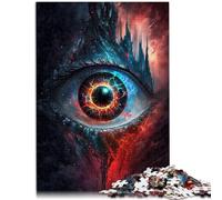 Puzzle de 1000 piezas para adultos Cosmic Red Eye Family Entretenimiento Juguetes 50 x 70 cm Ideas únicas de cumpleaños e ideas de regalo para niños a partir de 14 años