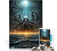 Puzzle de 1000 Piezas para Adultos Cthulhu Desafiante de completar, Pero Divertido y Gracioso Toda la Familia. 52x38cm