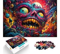 Puzzle de 1000 piezas para adultos "Der Höllendemon erwacht", puzzle educativo familiar, análisis y lógica para adolescentes a partir de 14 años, 26 x 38 cm