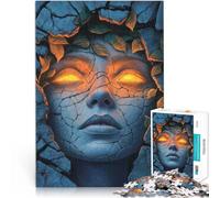 Puzzle de 1000 Piezas para Adultos Despertar en Piedra Juego Familiar para aliviar el estrés: desafío difícil Obra de Arte 52x38cm