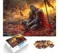 Puzzle de 1000 Piezas para Adultos Después de la Batalla Juguetes para aliviar el estrés Decoración de Pared cumpleaños y Navidad 75x50cm