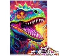 Puzzle de 1000 piezas para adultos, dinosaurios antiguos, antiestrés, juego educativo para cumpleaños, Navidad, para adolescentes a partir de 14 años, 26 x 38 cm