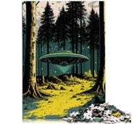 Puzzle de 1000 piezas para adultos, diseño de ovnis, juego de participación, 50 x 70 cm, toda la familia, para adolescentes a partir de 14 años