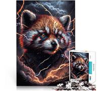 Puzzle de 1000 piezas para adultos "Dream Red Panda Hand Speed Competition Toda la familia y para adolescentes a partir de 14 años, 26 x 38 cm