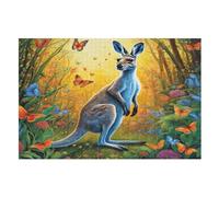 Puzzle de 1000 piezas para adultos, dulce canguro, juego de descompresión, rompecabezas de juguetes, regalos de cumpleaños (75 x 50 cm)