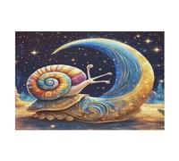 Puzzle de 1000 piezas para adultos, dulce caracol -Puzzles, puzles de madera para niños, rompecabezas creativo, regalo para amigos y familiares (75 x 50 cm)
