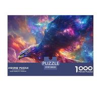 Puzzle De 1000 Piezas Para Adultos,「Eagle」,Materiales Reciclables De Primera Calidad Y Rompecabezas De Impresión De Alta Definición Starry Águila,Juego,Formación De Equipos,Regalo Y Regalo Para Amante