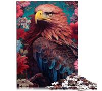 Puzzle de 1000 piezas para adultos, "El águila y el jardín", juego educativo, juguete de desafío, mejora la memoria para adolescentes a partir de 14 años, 26 x 38 cm