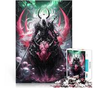 Puzzle de 1000 Piezas para Adultos El Caballero Oscuro en la Bestia Competición de Velocidad de Manos decoración de Pared 75x50cm