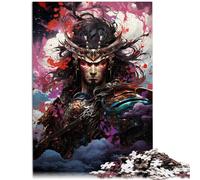 Puzzle de 1000 piezas para adultos "El camino del samurai", interesante rompecabezas para reducir el estrés, 50 x 70 cm, ideas únicas de cumpleaños e ideas de regalo