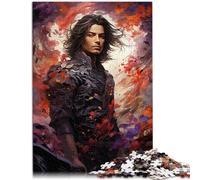 Puzzle de 1000 piezas para adultos "El camino del samurai" juegos educativos 26 x 38 cm. Fortalece el amor entre parejas para niños a partir de 14 años
