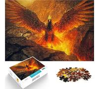 Puzzle de 1000 Piezas para Adultos El fénix Oscuro en Ascenso Matar el Tiempo en Vacaciones en casa Regalos de Amigo Secreto 75x50cm