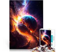Puzzle de 1000 Piezas para Adultos El Nacimiento de un Planeta Competición de Velocidad de Manos Interacción Entre Padres e Hijos 38x26cm