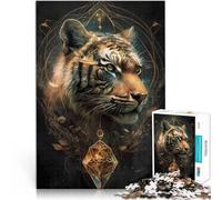 Puzzle de 1000 Piezas para Adultos El país de Las Hadas del Tigre Juegos Divertidos para la Familia Mejorar el Amor Entre Parejas 38x26cm