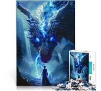 Puzzle de 1000 Piezas para Adultos El Poder de la Chica dragón para el Juguete de desafío de Juego Educativo Una Obra de Arte 38x26cm