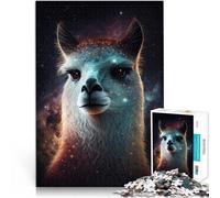 Puzzle de 1000 piezas para adultos El rompecabezas Galaxy Alpaca Space 26 x 38 cm es ideal como regalo para toda la familia