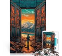 Puzzle de 1000 Piezas para Adultos Escalador Solitario Desafiante de completar, Pero Divertido y Gracioso. Regalo Divertido 52x38cm