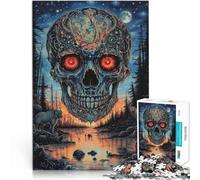 Puzzle de 1000 Piezas para Adultos Esqueleto Malvado Juguetes adictivos Que desafían la Inteligencia Cerebral Una Obra de Arte 50x70cm