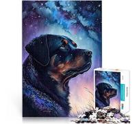 Puzzle de 1000 Piezas para Adultos Estilo Rottweiler 5 Alivia el estrés Vacaciones en casa Matar el Tiempo Buen Regalo 50x70cm