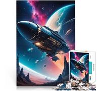 Puzzle de 1000 Piezas para Adultos Expedición interestelar Juguetes de Entretenimiento Familiar Toda la Familia. 75x50cm