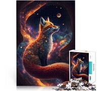 Puzzle de 1000 Piezas para Adultos Fantástico Zorro Dragón Entrena tu Cerebro y Tus Manos con Piezas de Formas aleatorias Que se entrelazan Completamente 38x26cm