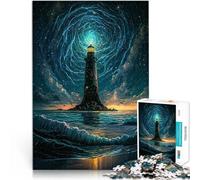 Puzzle de 1000 Piezas para Adultos Faro Juguetes educativos de Aprendizaje Juegos Familiares Adecuado para decoración de Escritorio. 75x50cm