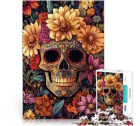 Puzzle de 1000 Piezas para Adultos Flor y Hueso Juguetes adictivos Que desafían la Inteligencia Cerebral Mejorar el Amor Entre Parejas 75x50cm
