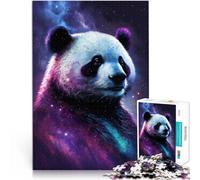 Puzzle de 1000 piezas para adultos Galaxy Animales Panda Juguetes Anti-Stress 50x70cm Adecuado para decoración de oficina para adolescentes de 14 años y más
